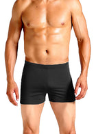 Adoretex Men's Polyester Solid Square Leg Swimsuit (MS002)