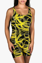 Adoretex Women's Stellar Spirals Unitard Swimsuit (FU004)