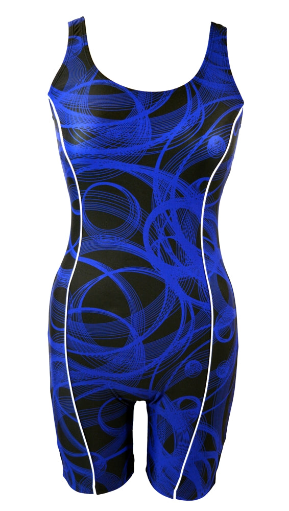 Adoretex Women's Stellar Spirals Unitard Swimsuit (FU004)