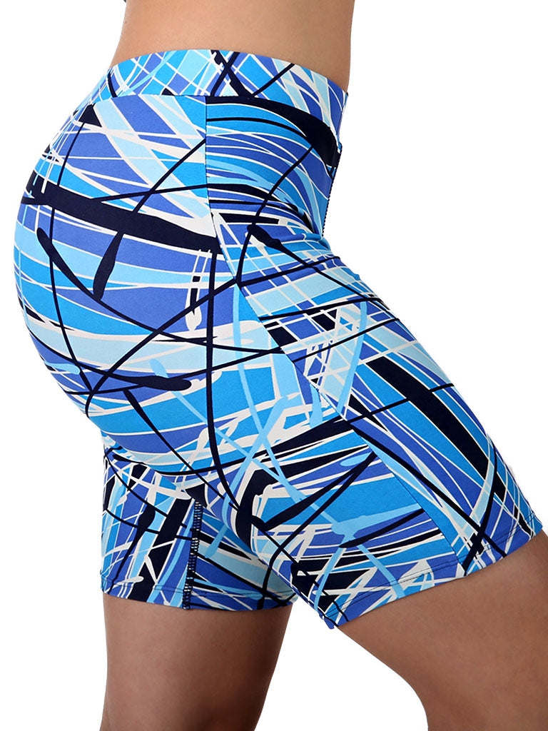 Adoretex Women's 4 Way Stretch Sport Board Shorts Swimsuit Bottom (FJ002)