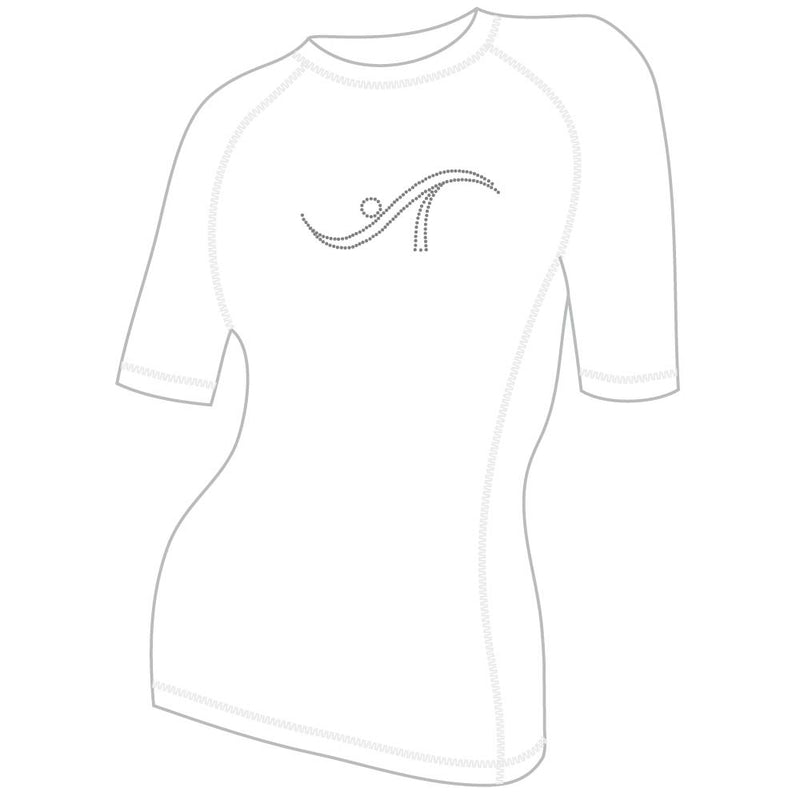 Adoretex Women's Plus Size Rashguard UPF 50+ Short Sleeve Swim Shirt (RS006P)