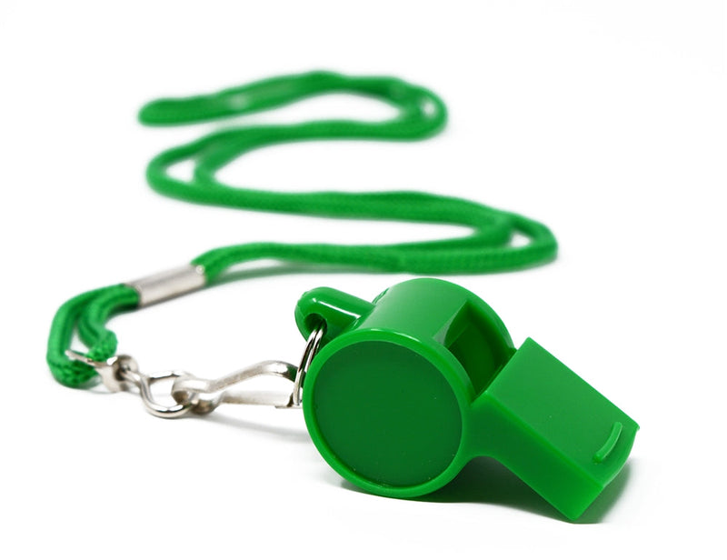 Yexiya 12 Pcs Guard Whistle And Lanyard Safety Whistle Loud Crisp Sound