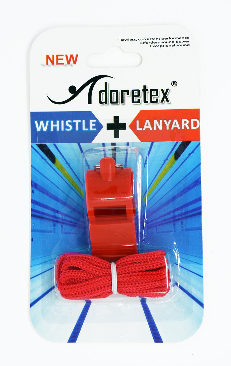 Plastic Whistle with 14 Nylon String Lanyard - Incident Command Supplies