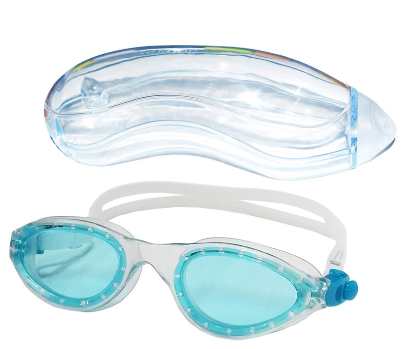 Adoretex Adult Energy Comfort Classic Swim Fitness Goggles Case Set (GN5404)