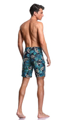 Adoretex Men's Fern Garden Swim Trunk Beach Board Shorts (MP008)