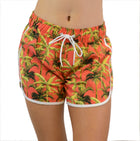 Adoretex Women's Tropical Printed Beach Board Shorts