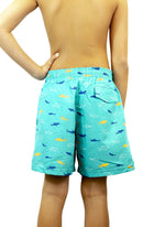 Adoretex Boy's Fish Printed Beach Board Shorts (MP020)