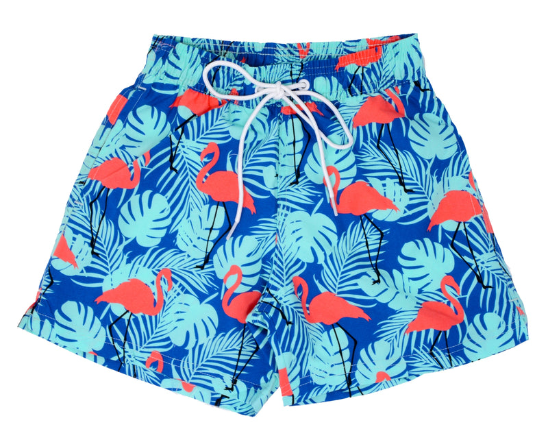 Adoretex Boy's Flamingo Printed Beach Board Shorts (MP018)