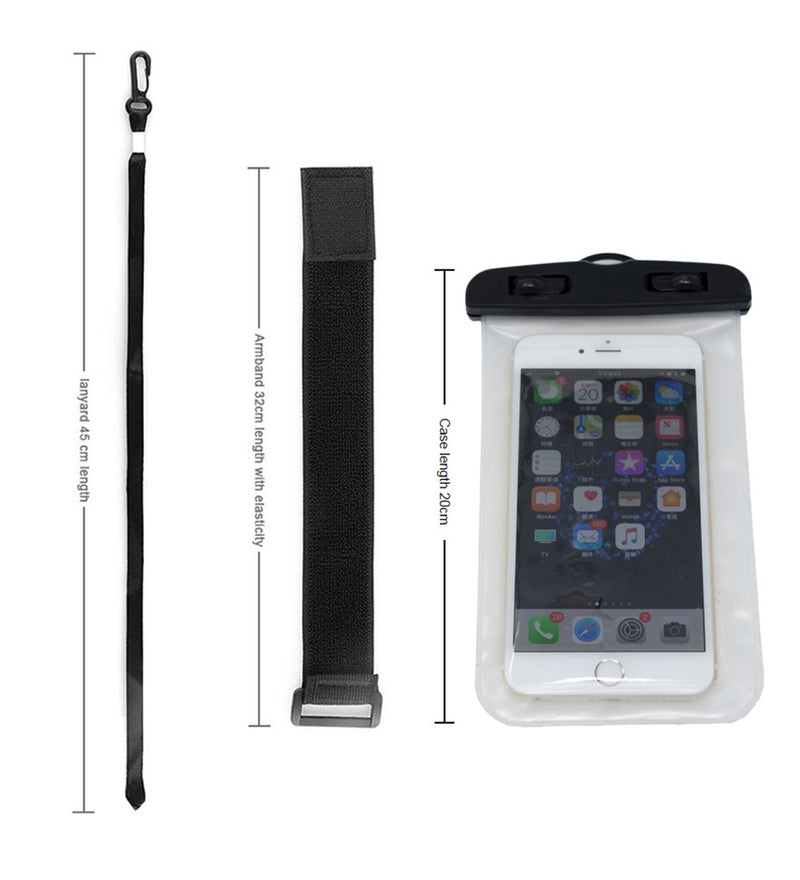 Waterproof Case for Smartphone with Armband, 6" (PT-07)