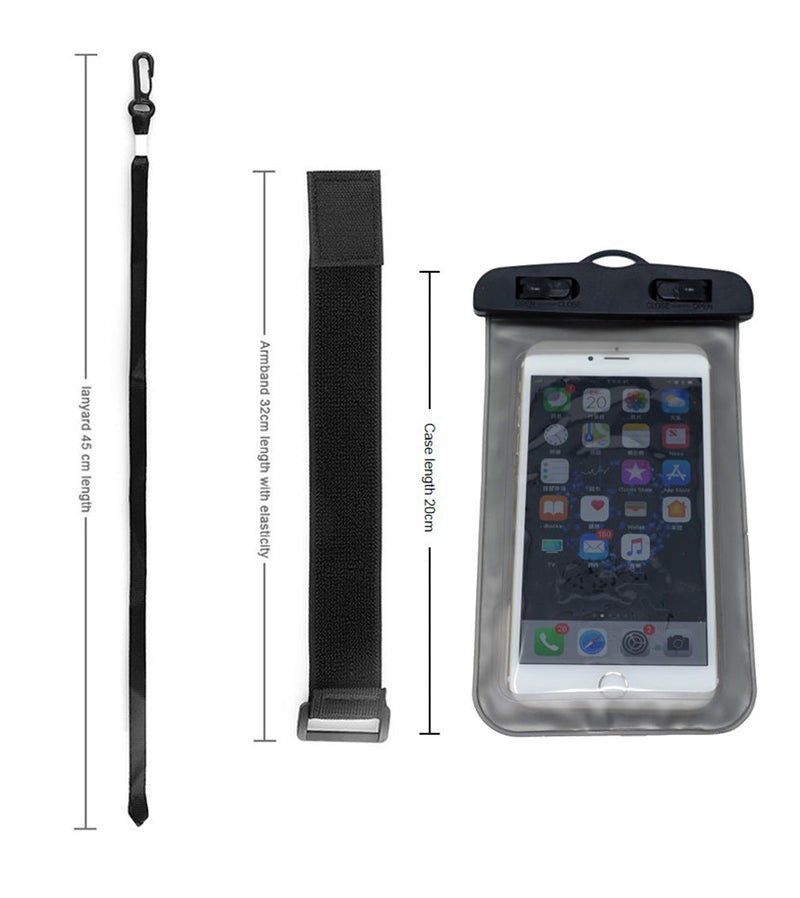 Waterproof Case for Smartphone with Armband, 6" (PT-07)