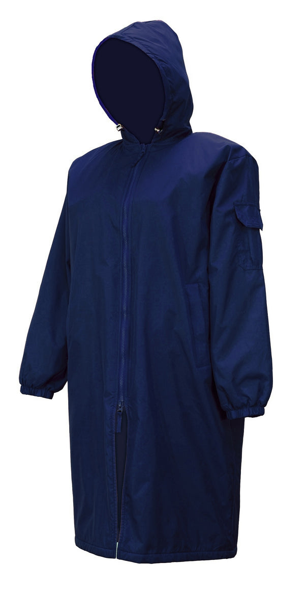 Adoretex Unisex Water Resistant Swim Parka for Adults and Kids Navy Lining