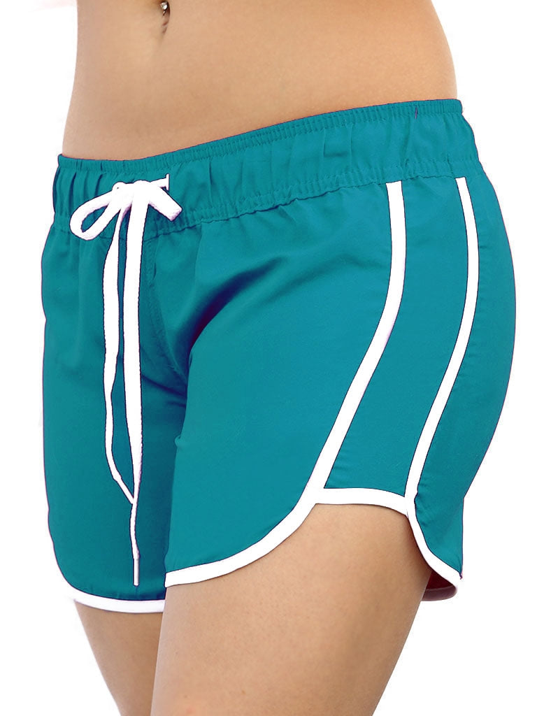 Dioche Women Swimsuit Shorts Quick‑Drying Waterproof Soft Silicone Swimming  Shorts Summer Bottom Swim Shorts Beach Trunks
