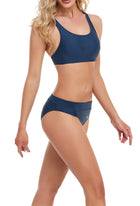 Adoretex Women's Sports Bra Workout Bikini Set with Removable Soft Cups (FN042)